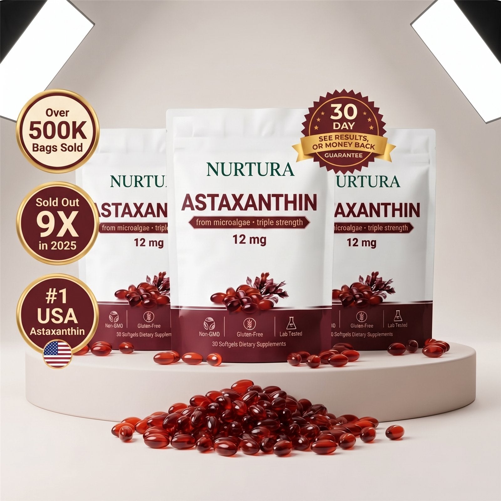 Nurtura Astaxanthin Softgels