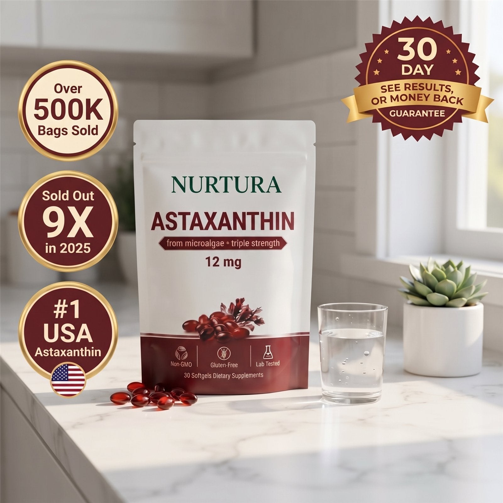 Nurtura Astaxanthin Softgels