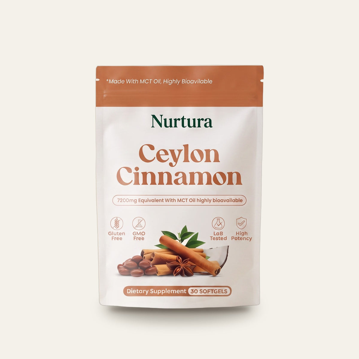 nurtura ceylon cinnamon softgels