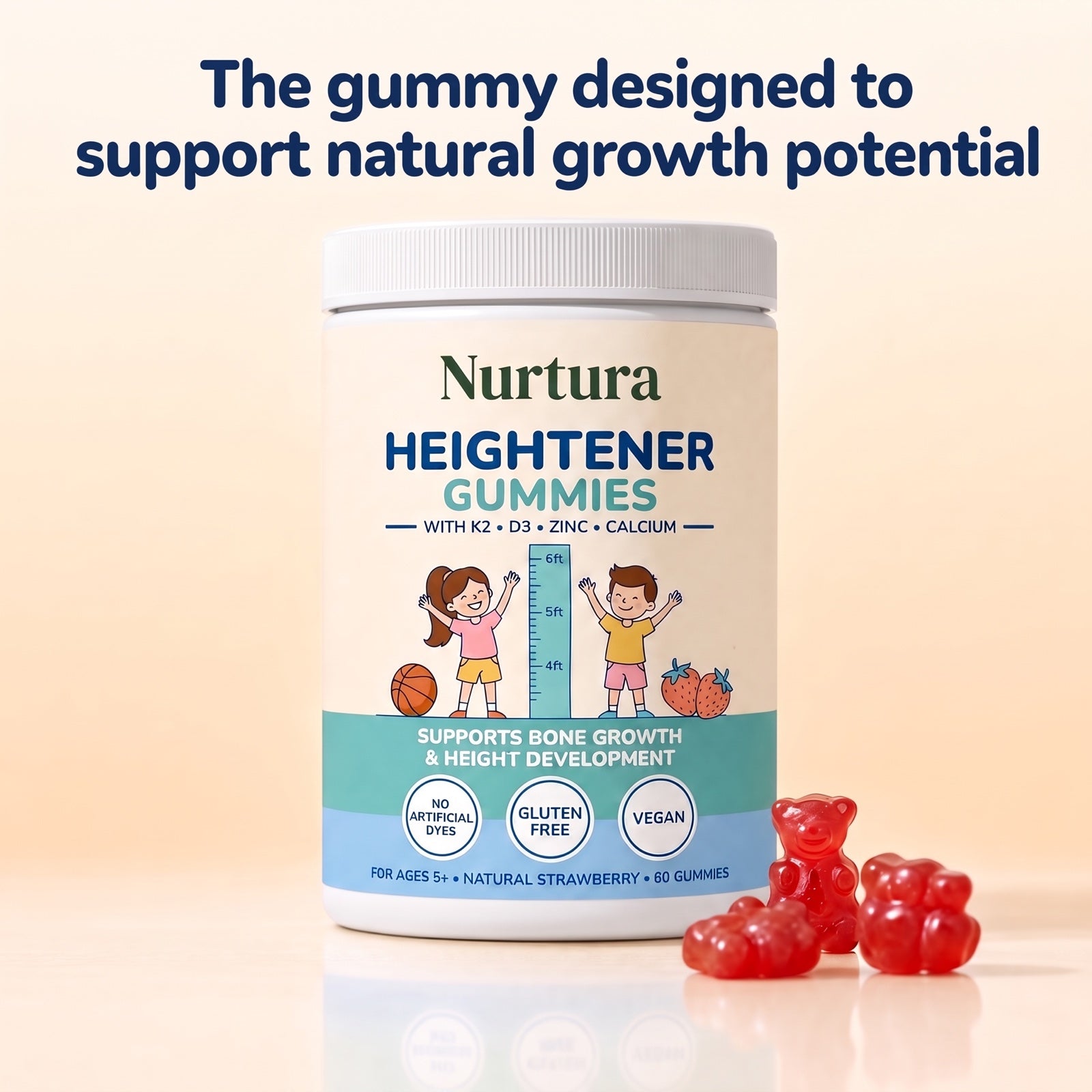 Nurtura Kids Growth & Bone Support Gummies