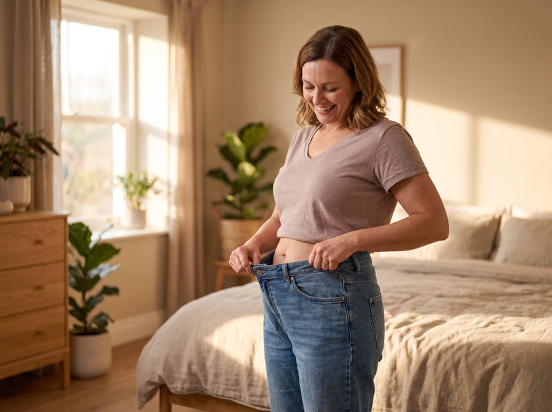 Week 12: jeans loose at the waist