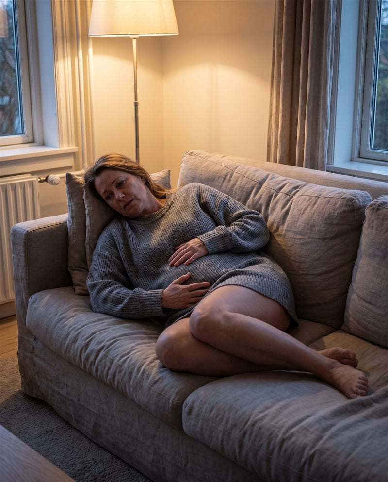 Day 1: bloated and exhausted on the sofa by evening