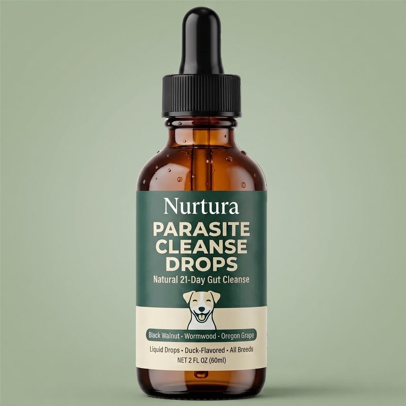 Nurtura Pet Parasite Cleanse Drops bottle