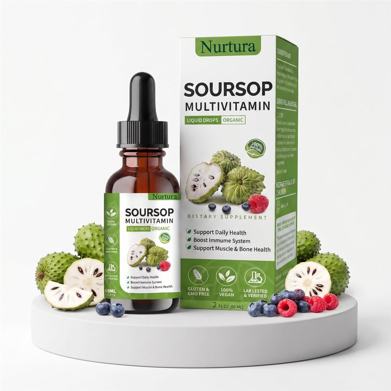 Nurtura Soursop Extract Drops with fresh soursop