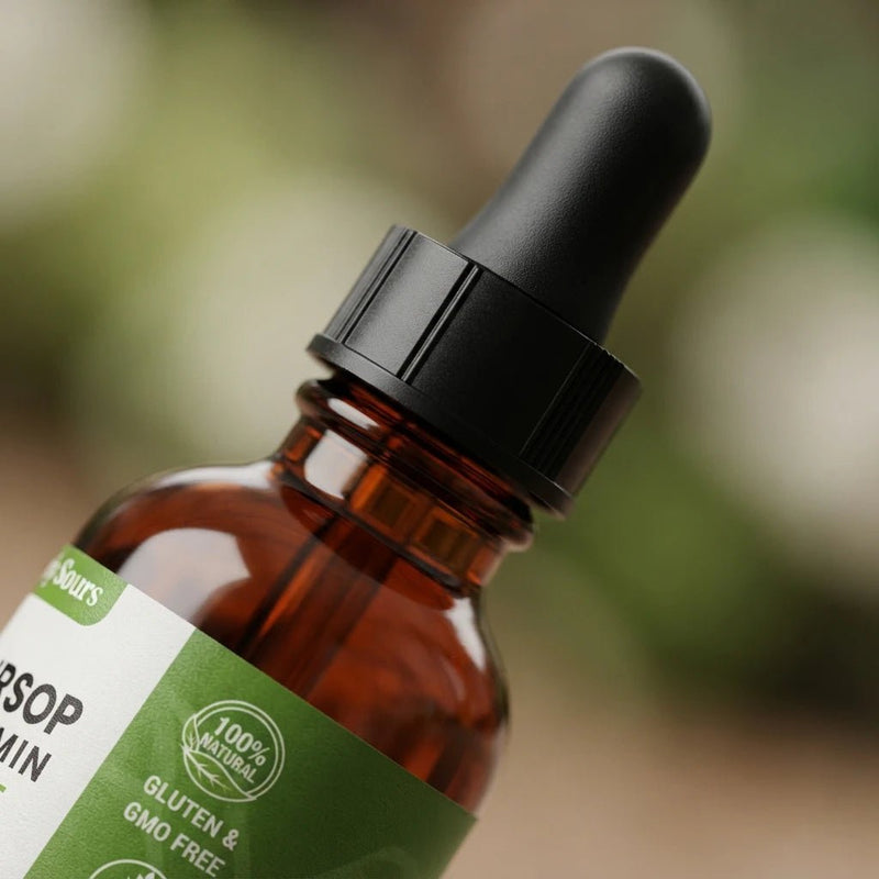 Nurtura Soursop Extract Drops label close-up