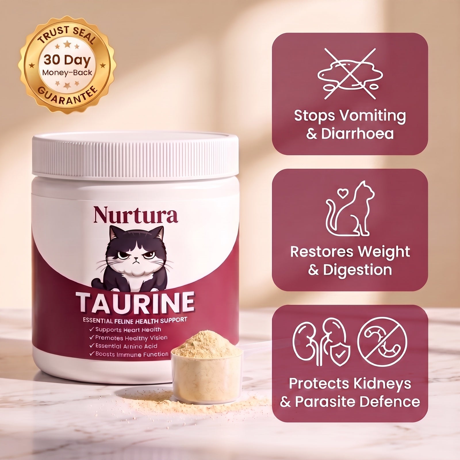 Nurtura Taurine for Cats